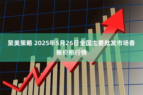 聚美策略 2025年5月26日全国主要批发市场香蕉价格行情