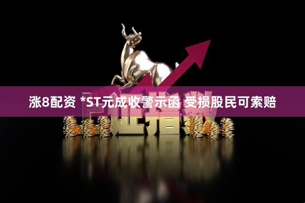 涨8配资 *ST元成收警示函 受损股民可索赔