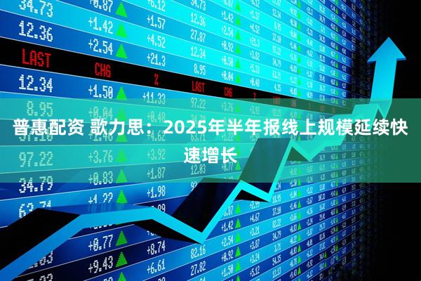 普惠配资 歌力思：2025年半年报线上规模延续快速增长