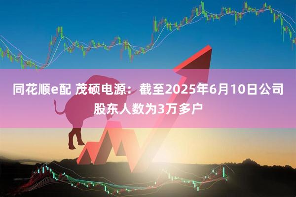 同花顺e配 茂硕电源：截至2025年6月10日公司股东人数为3万多户